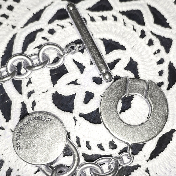 Vintage Tiffany & Co. STERLING Bracelet w 2 Charms - Picture 15 of 15